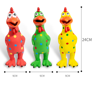 Wholesale Pet <strong>Dog</strong> Chew <strong>Toys</strong> <strong>Latex</strong> Spotted Chicken Medium Large Eco Friendly Durable Interactive Pet <strong>Dog</strong> <strong>Squeaky</strong> <strong>Toys</strong> - Product Image 2