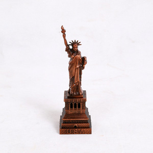 SE7ART.<span class=keywords><strong>COM</strong></span> Modèle de la Statue de la Liberté, monument américain, en métal bronze électroplaqué, décoration de table 3D, objet de collection - Product Image 3