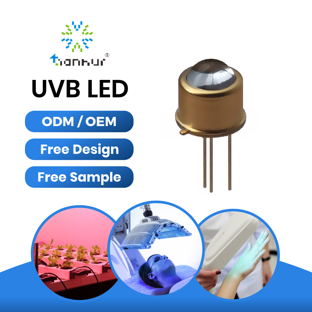 Tianhui UV LED with Wavelengths 265nm/280nm/315nm for Medical Testing and UVB Applications
