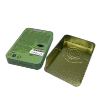 Boîte en fer à couvercle coulissant, vide, de style européen et américain, pour cigarettes, pilules, bonbons, bijoux, petite boîte de rangement en étain