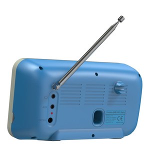 Radio portable numérique AM/FM stéréo rechargeable avec prise en charge des ports TF et USB, minuterie de veille - Product Image 2