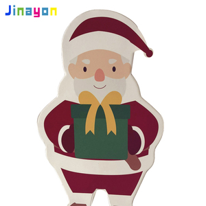Jinayon Boîte-Cadeau En Papier Personnalisé Avec Père Noël En Forme De Boîtes À Bonbons Pour <span class=keywords><strong>Le</strong></span> Cadeau De Noël - Product Image 4