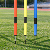 Poteaux d'entraînement de football détachables Vance Sports, marqueurs d'agilité en PVC réglables pour l'entraînement sportif professionnel