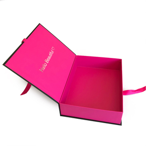 Boîte <span class=keywords><strong>cadeau</strong></span> de luxe personnalisée la moins chère, rouge et noire, grande taille, pour les cadeaux d'<span class=keywords><strong>anniversaire</strong></span> - Product Image 3