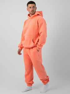 ओएम कस्टम 3 डी एम्बॉस्ड लोगो हूडी सेट 100% पुरुषों के लिए कपास 500 जीएसएम 600 जीएसएम फ्लेक्स ओवरसाइज़ बोक्सी सादे हुक और स्वेटपैंट सेट सेट - Product Image 3