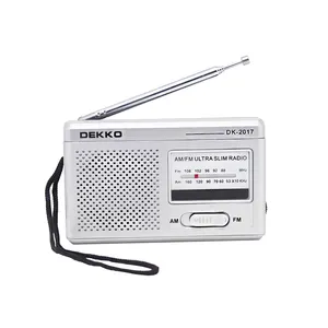 Offre Spéciale d'usine Sports de plein air Portable AM/FM Mini Radio peut Logo personnalisé Radio à fréquence fixe