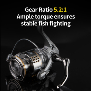 Carrete de Pesca Ultraligero de 140g, 500/800/1000, Zero Play, para Pesca en Hielo, Relación de Engranajes 5.2:1, Arrastre Máximo de 5kg, Carrete de Aleación de Aluminio, Manivela Plegable - Product Image 4