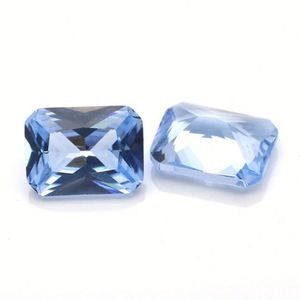 DS Gems Lab Pierres précieuses en vrac #104 Aigue-marine Bleu Octogone Pierres à spinelle synthétiques - Product Image 2