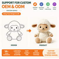 Boneka Domba Kawaii Custom, Boneka Domba Bayi Lembut yang Dapat Disesuaikan, Mainan Boneka Anak yang Lucu, Teman Tidur, Boneka Plushie yang Nyaman