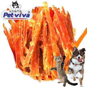 ペットフードメーカー、卵黄とアヒルの肉に包まれた空気乾燥肉ペットのおやつは、卵黄に包まれた鶏を扱います - Product Image 2