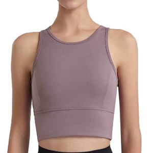 Vente flash : Hauts de yoga pour femmes, vêtements de sport à séchage rapide, respirants, en maille, tissu tricoté pour la course à pied - Product Image 3