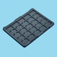 Plateau antistatique en PP transparent pour composants électroniques - Épaisseur et forme personnalisables, usage industriel