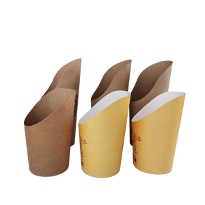 Cetak Kustom Kualitas Makanan Kue & Biskuit dan Chip Cangkir Pemegang Kertas Churro Sekali Pakai untuk Chip Kentang Goreng - Product Image 6