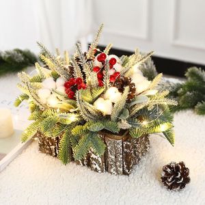 Christmas Decorations Nordic Style <b>Tree</b> Shape Handmade Desktop Decor For Holiday Gift Giving - Product Image 4