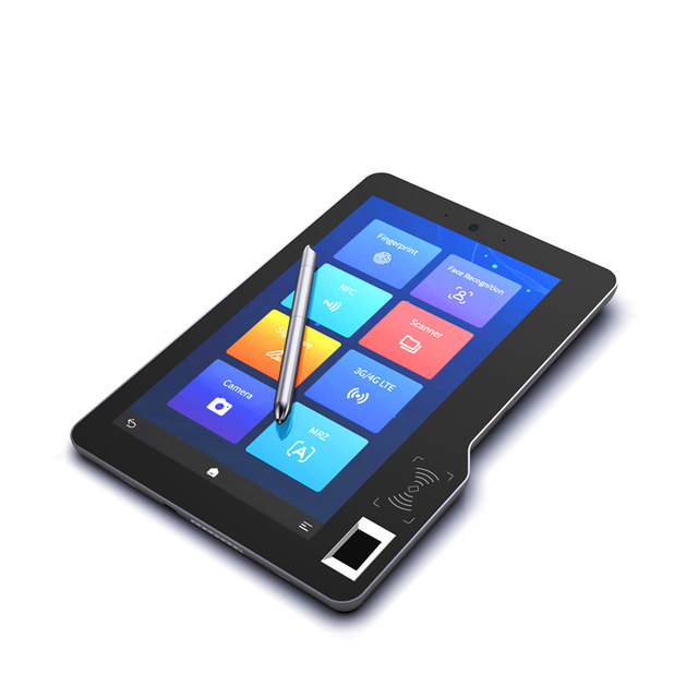 Joyusing MT610 Rugged Android Tablet 10.1 Inch Biometric Fingerprint NFC Biometric Handheld Device for Government