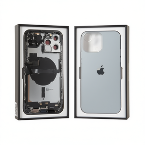 Châssis intermédiaire vert et bleu avec coque arrière pour démontage de téléphone portable iPhone 13 Pro Max avec pièces - Product Image 1