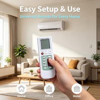Contrôleur universel durable et écologique pour climatiseur à piles en plastique KT-109II pour usage domestique