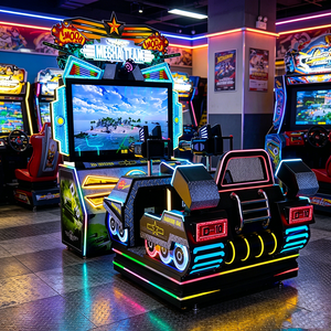 Machine d'arcade interactive virtuelle pour enfants, type <span class=keywords><strong>tank</strong></span>, à monnayeur, 2 joueurs, avec écran HD 32/42 pouces, en métal - Product Image 1