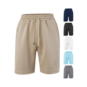 Pantalones Cortos de Verano para Hombre TK, Holgados, Transpirables, Microelásticos, con Cordón Ajustable, Jacquard Recto, Tallas Grandes, Ropa Casual - Product Image 5