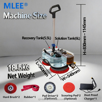 Nouvelle autolaveuse compacte manuelle autopropulsée MLEE200B, petite machine de nettoyage de sol puissante