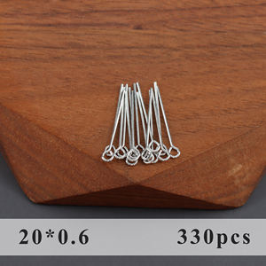 Медные шпильки с родиевым покрытием M1068 для изготовления серег, ожерелий и других украшений, высокое качество, 20 г/лот - Product Image 4