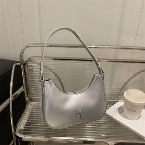 Bolso Bandolera de Mujer 2026, Nuevo Estilo, Moderno, Ligero, Plegable, de Cuero Genuino, Retro, Casual, con Lazo Decorativo - Product Image 3