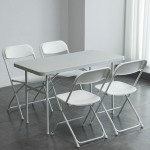 US Warehouse Plastic <strong>Folding</strong> <strong>Chair</strong> <strong>White</strong> 45*45*80cm Comfortable Event <strong>Chair</strong>-Lightweight <strong>Folding</strong> <strong>Chair</strong> - Product Image 3