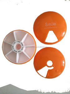 Met Een 7 Pillencompartimenten En Maak Het Beheren Van Uw Wekelijkse Medicijnen Ronde Wekelijkse Pillendoosjes Organisatoren - Product Image 6