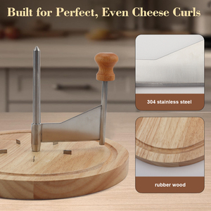 Râpe à <span class=keywords><strong>fromage</strong></span> en acier inoxydable KITCHENCARE, <span class=keywords><strong>girolle</strong></span> et roue à <span class=keywords><strong>fromage</strong></span> <span class=keywords><strong>pour</strong></span> la maison et la cuisine - Product Image 2