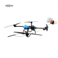 Drone de nettoyage de fenêtres puissant, drone de nettoyage de façades, drone de nettoyage de bâtiments haute pression
