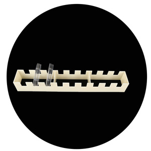 Yueside Petri Dish Rack 9 Well <b>ABS</b> Material Laboratory Consumables For Petri Dishes - Product Image 4