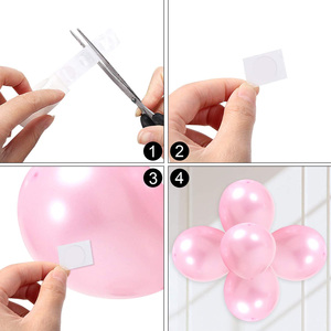 Points adhésifs ronds double face transparents en <span class=keywords><strong>acrylique</strong></span> pour points de <span class=keywords><strong>colle</strong></span>, ruban adhésif, <span class=keywords><strong>mastic</strong></span>, ballons et découpe de masques - Product Image 4
