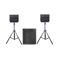 Haute populaire grande salle bois professionnel DSP alimenté sous extérieur 18 pouces Line Array système de haut-parleurs actif Pa