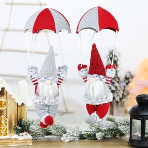 Decoraciones Navideñas de Santa Claus con Diseño de Paracaídas, Gnomo Colgante sin Rostro - Product Image 2