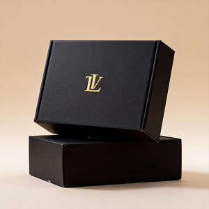 Custom Logo Hair <strong>Shipping</strong> <strong>Boxes</strong> for Eyelash Hair Extensions Rigid Paperboard Matt Lamination Embossing for Consumer Electronics - Product Image 5