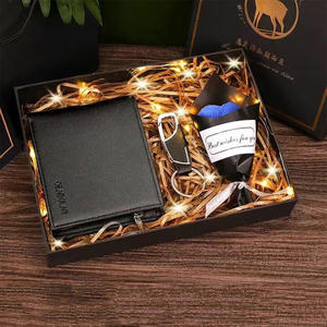 Ensemble de luxe en vente chaude, cadeau de la Saint-Valentin pour <span class=keywords><strong>homme</strong></span>, thermos avec affichage de la température + <span class=keywords><strong>parfum</strong></span> + rasoir + portefeuille + ceinture + rose/ - Product Image 6