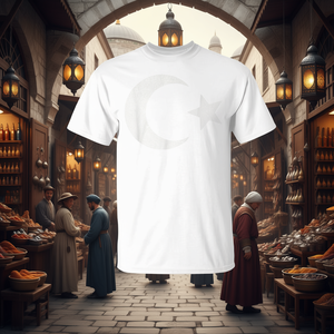 T-shirt drapeau turc pour hommes et enfants, souvenir de l'Empire ottoman, en coton blanc, vêtements décontractés - Product Image 3