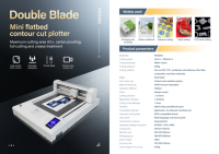 MYCUT P5035DC Mini Plotter de Corte de Contorno de Doble Cabezal para Etiquetas Adhesivas