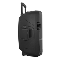 YE-1202 Speaker Portabel Nirkabel 12/15 inci dengan Subwoofer Ganda Bass Berat, Radio FM, Lampu, EQ, Suara Keras