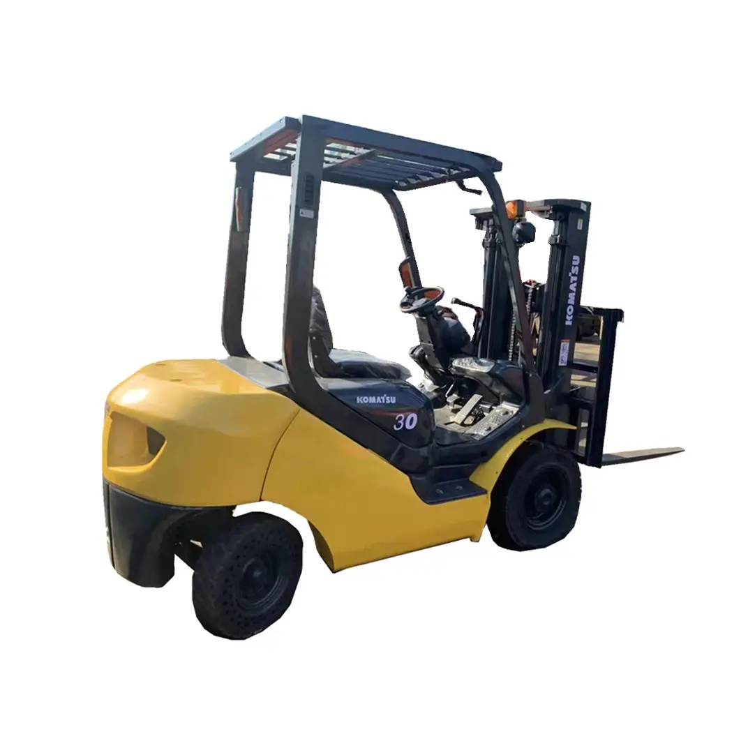 Sollevati 3 metri possono essere trasformati Multi-funzionale komatsu 3ton FD30 mini carrello elevatore di seconda mano prezzi a buon mercato