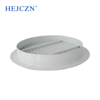 Diffuseur d'air rond en aluminium pour climatisation HVAC, grille linéaire à fentes, grille d'aération ronde, capuchon de diffuseur d'air