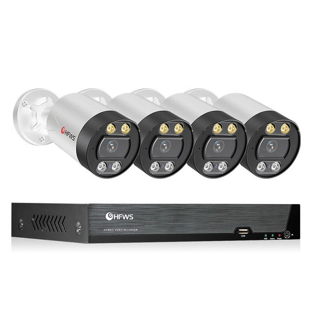 8CH NVR CCTV System 1080p 8MP 8-channel Bullet Head Video Surveillance IP Camera CCTV System
