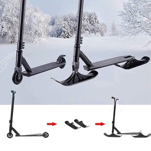 Sports d'hiver Kit de conversion de scooter à deux roues Attachement de traîneau de <span class=keywords><strong>ski</strong></span> pour enfants avec planche à roulettes Accessoires de voiture et de snowboard Style Trail - Product Image 5