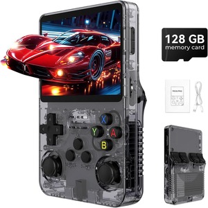 Console de jeu portable rétro R36s Pro, écran IPS de 3,5 pouces, 128 Go préchargés avec plus de 40 000 jeux classiques, console de jeu portable, système Linux - Product Image 1