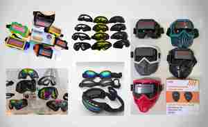 Máscara de Soldadura PP <span class=keywords><strong>Tipo</strong></span> Harley, Nueva, Colorida, con Lente Antivaho/Polvo/Gotas - Product Image 6