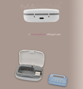 เครื่องฆ่าเชื้อแปรงสีฟันแบบพกพา UVC แบตเตอรี่ 500mAh ไฟ LED UVC 1 ดวง + UVA 2 ดวง กล่องฆ่าเชื้อแปรงสีฟันสำหรับเดินทางสำหรับแปรงสีฟันเดี่ยว - Product Image 4
