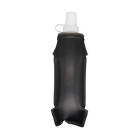 D5744 Gourde souple portable personnalisable avec logo, sans BPA, pliable, type compression, pour la randonnée et la course en extérieur