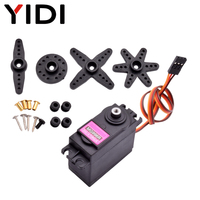 Servomoteur MG996R Digi à couple élevé, drones à aile fixe, engrenage métallique, 180 360 degrés, petit servomoteur pour bras de robot industriel, voiture RC