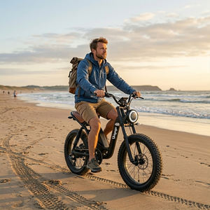 Bicicleta Eléctrica Todoterreno con Llantas Anchas para Adultos, Bicicleta Eléctrica para Montaña, Playa, Nieve y Senderos - Product Image 6