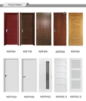 Porte en bois blanc mouluré creux, fabriquée en Chine